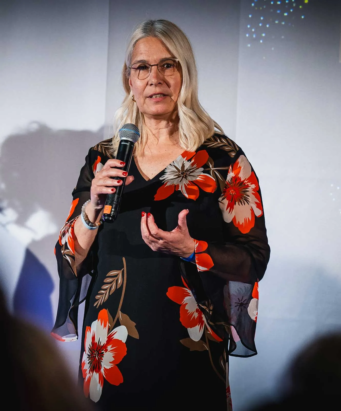 Verena Voigtländer auf der Bühne